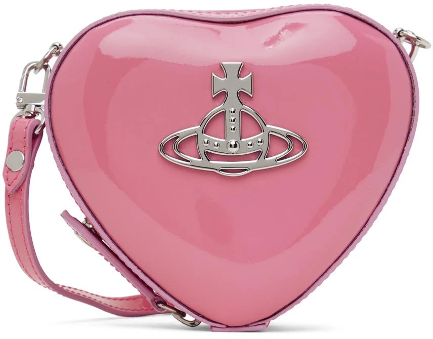 商品Vivienne Westwood|Pink Mini Louise Heart Crossbody Bag,价格¥4419,第1张图片