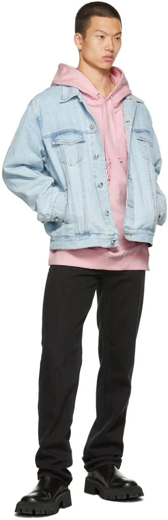 商品We11done|Blue Denim Oversize Trucker Jacket,价格¥2364,第4张图片详细描述