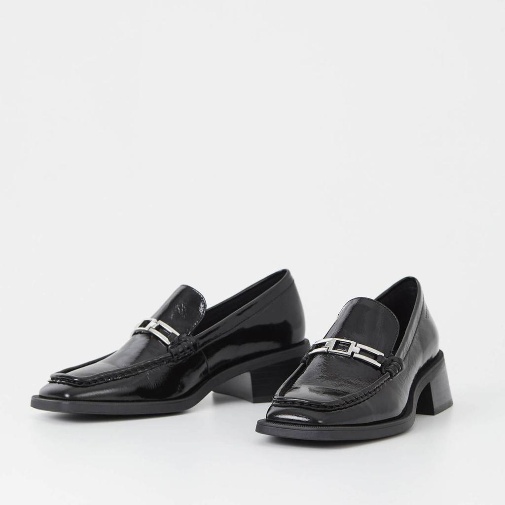 Vagabond Blanca Patent Leather Heeled Loafers商品第2张图片规格展示