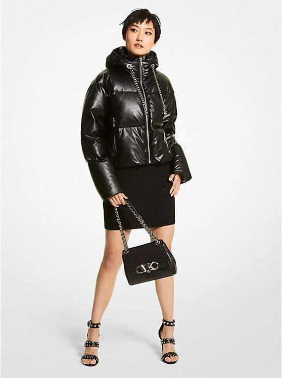 商品Michael Kors|Quilted Faux Leather Puffer Jacket,价格¥1912,第1张图片