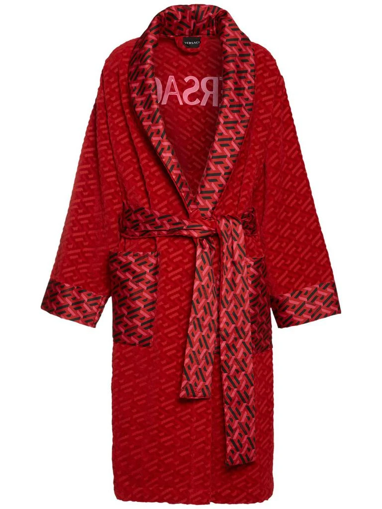 商品Versace|Greca Signature Bathrobe,价格¥4378,第1张图片