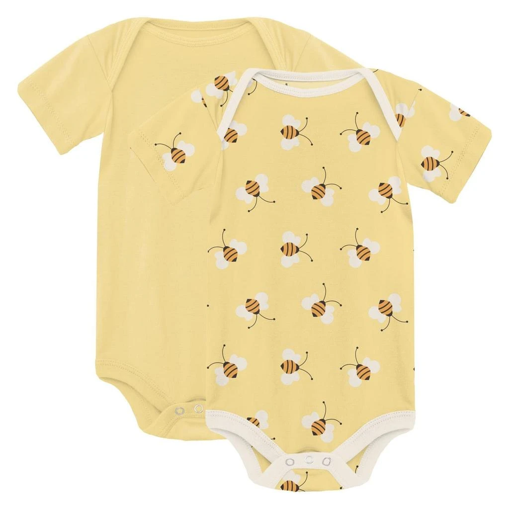 商品KicKee Pants|Print Short Sleeve One-Piece Set of 2 (Infant),价格¥219,第1张图片