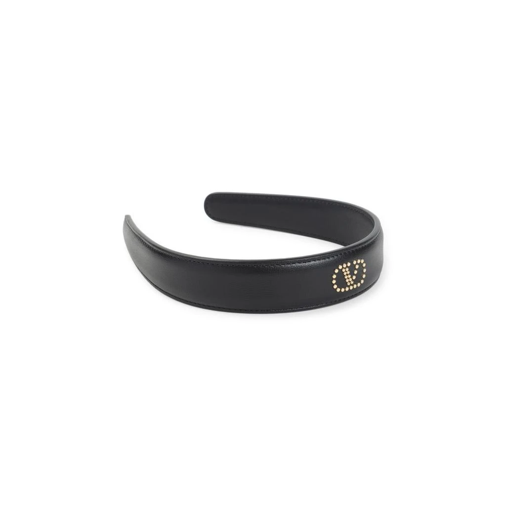 商品Valentino|Leather Black Hair Band,价格¥3521,第1张图片
