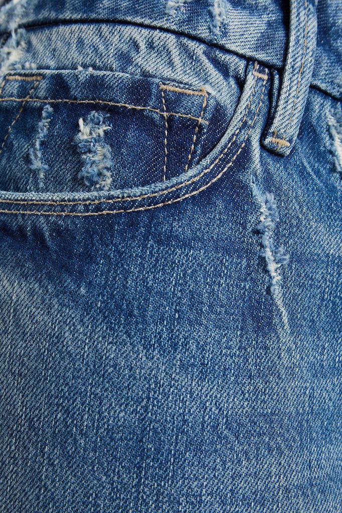 Le Mini Boot-Cut distressed mid-rise bootcut jeans商品第4张图片规格展示