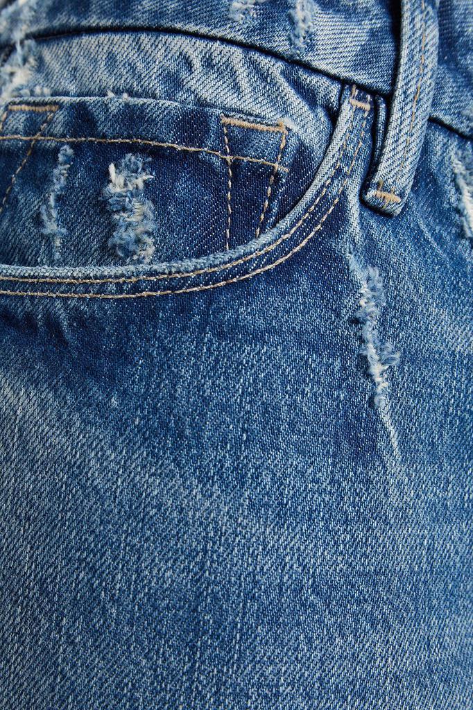 商品FRAME|Le Mini Boot-Cut distressed mid-rise bootcut jeans,价格¥616,第6张图片详细描述