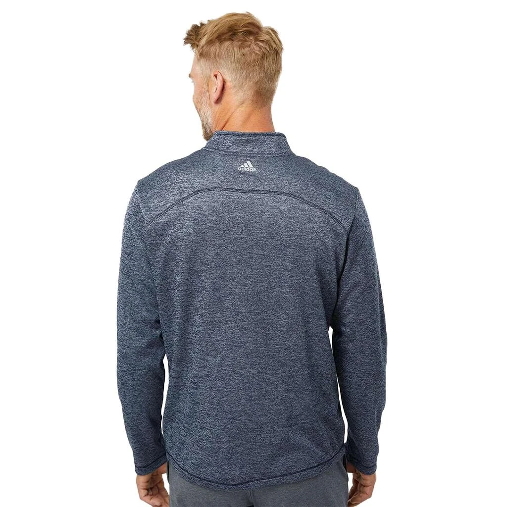 adidas Men's Brushed Terry Heathered Quarter-Zip Pullover 商品