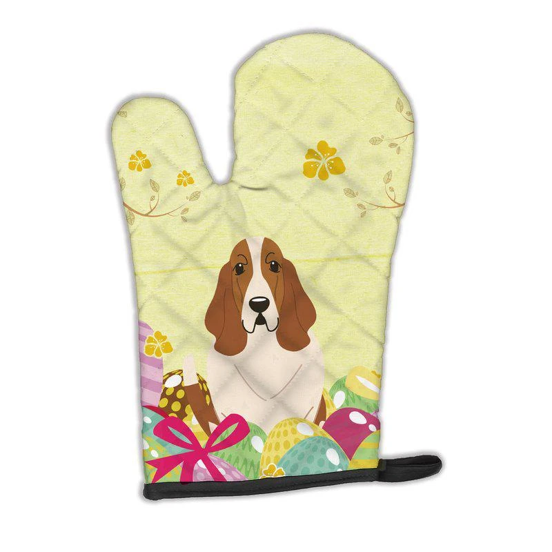 商品Caroline's Treasures|Easter Eggs Basset Hound Oven Mitt,价格¥157,第1张图片