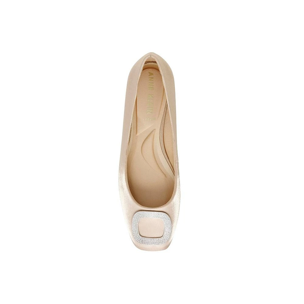 商品Anne Klein|Women's Ari-C Buckle Detail Ballet Flat,价格¥446,第4张图片详细描述