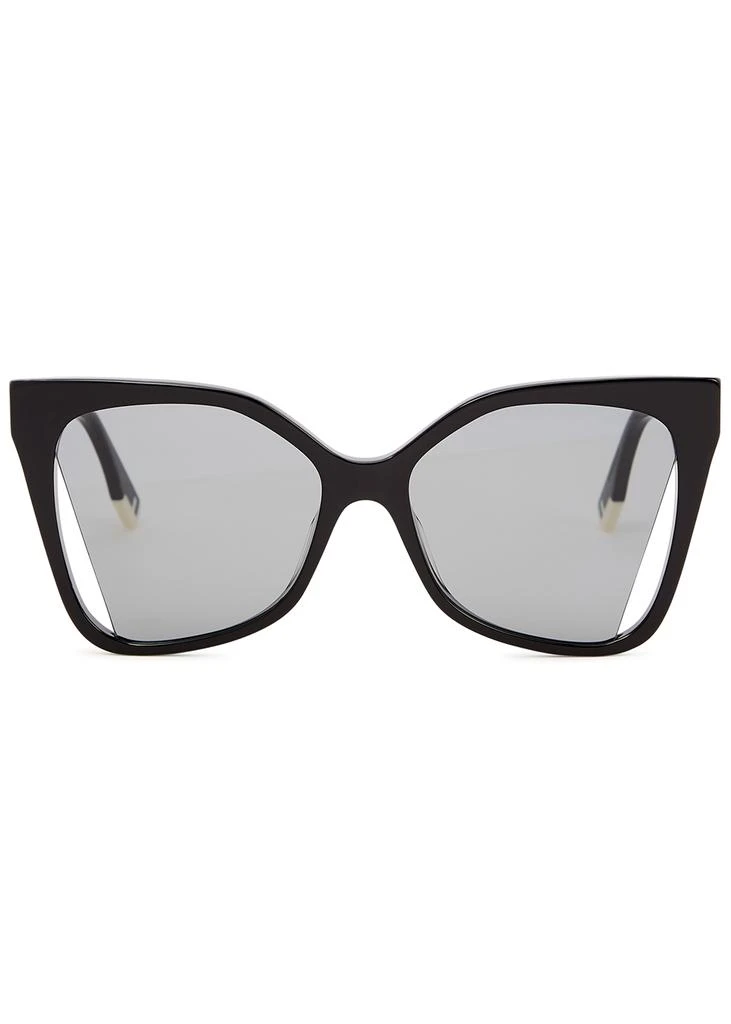 商品Fendi|Black oversized cat-eye sunglasses,价格¥2891,第2张图片详细描述