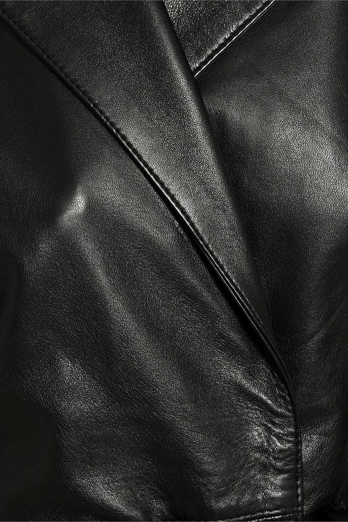 商品Muubaa|Belted leather jacket,价格¥1302,第4张图片详细描述