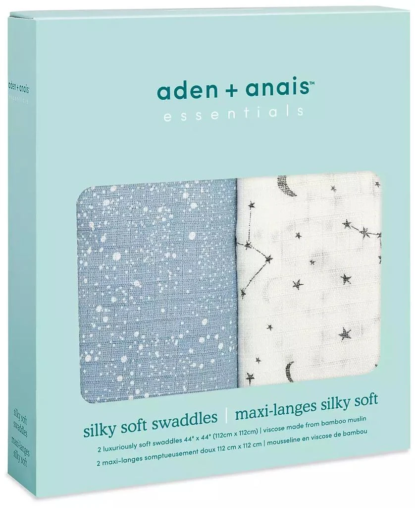商品aden + anais|Baby Boys or Baby Girls Silky Soft Swaddles, Pack of 2,价格¥260,第3张图片详细描述