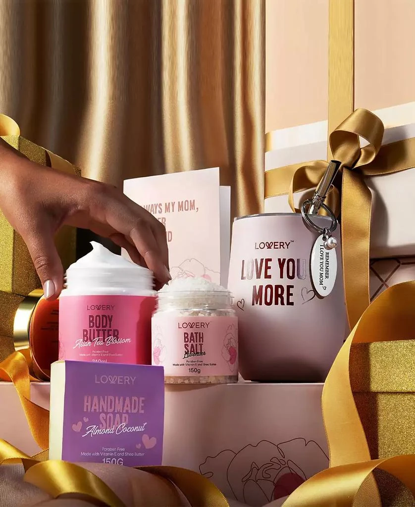 商品Lovery|New Mom Gifts, Spa Gift Set for Mom To Be, Bath and Body Gift Set, 7 Piece,价格¥369,第4张图片详细描述