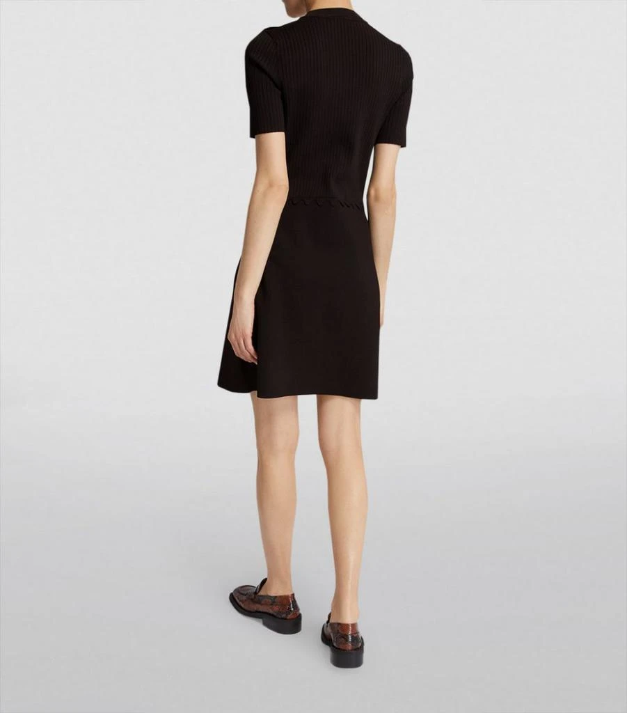 商品Sandro|Rib-Knit Mini Dress,价格¥2759,第3张图片详细描述