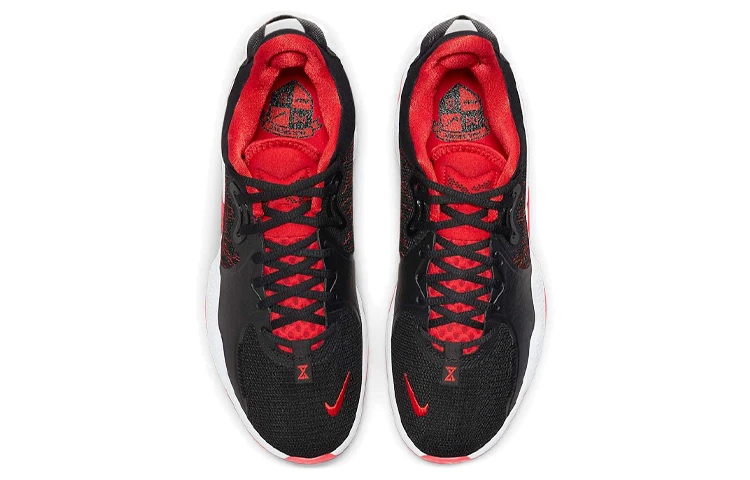 商品[国内直发] NIKE|PG 5 EP \"Bred\" 泡椒5 保罗乔治 圆头 系带 低帮 实战篮球鞋 男女同款 黑红 国内版,价格¥953,第5张图片详细描述