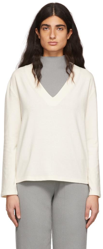 商品Vince|Off-White Cotton Sweater,价格¥1282,第1张图片