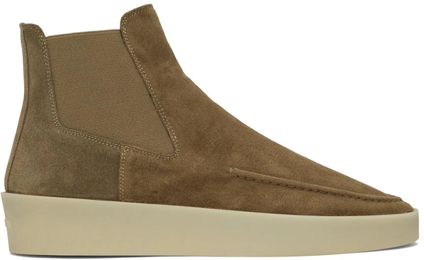 商品Fear of god|Taupe Suede Chelsea Boots,价格¥4425,第1张图片