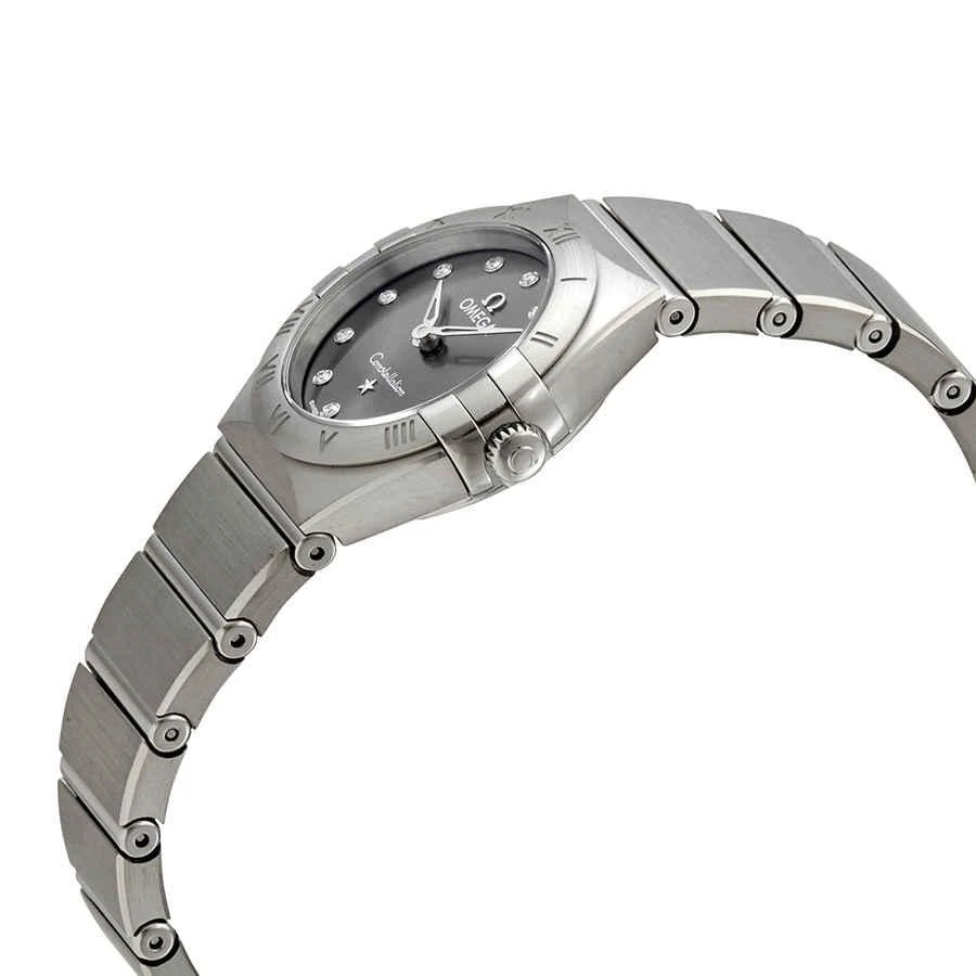 商品Omega|Constellation Manhattan Diamond Grey Dial Ladies Watch 131.10.25.60.56.001,价格¥18657,第2张图片详细描述