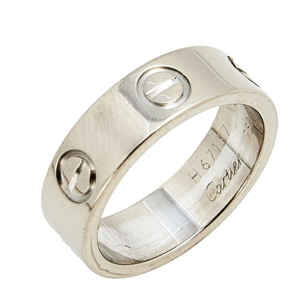 商品[二手商品] Cartier|Cartier Love 18K White Gold Ring Size 49,价格¥7888,第3张图片详细描述