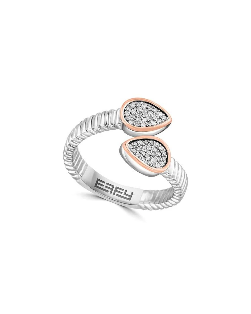 商品Effy Fine Jewelry|Effy Fine Jewelry 14K Rose Gold 0.16 ct. tw. Diamond Ring,价格¥1764,第1张图片