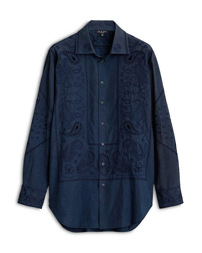 商品Rag & Bone|Vivian Embroidered Shirt,价格¥585,第4张图片详细描述