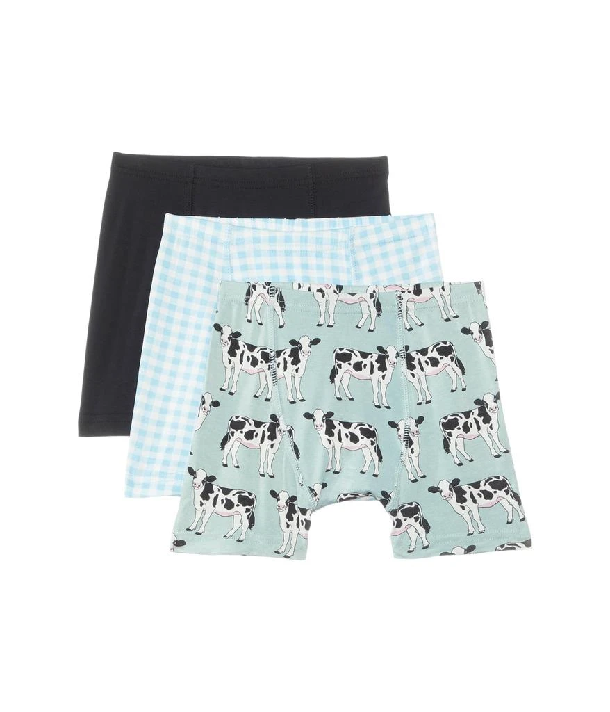 商品KicKee Pants|Print Boxer Brief Set of 3 (Toddler/Little Kid/Big Kid),价格¥267,第1张图片详细描述