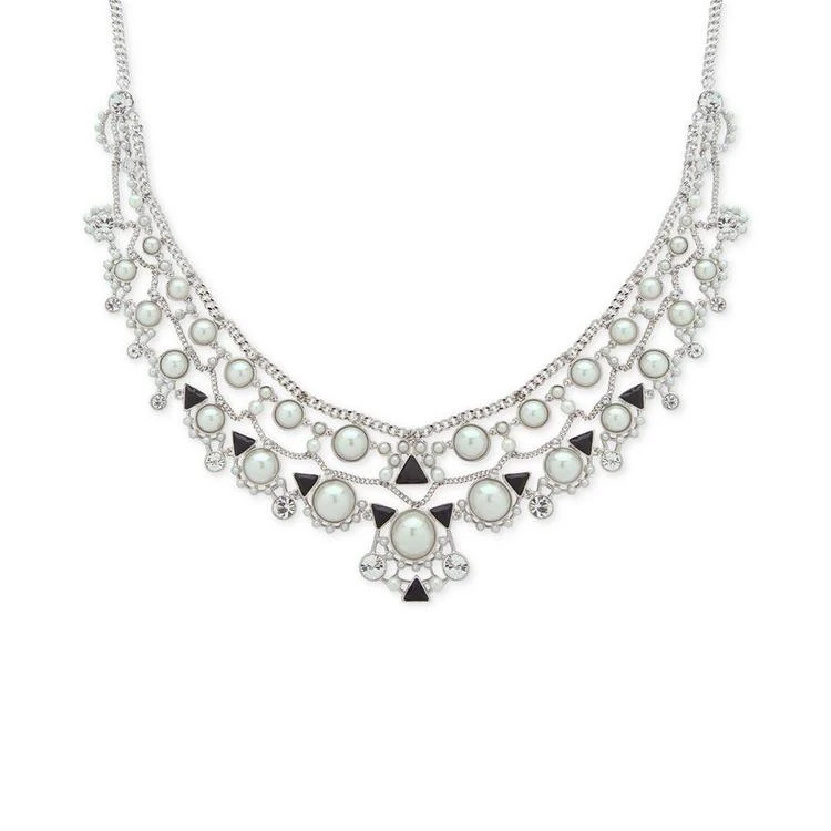 商品Givenchy|Crystal, Colored Stone & Imitation Pearl Statement Necklace,价格¥606,第1张图片