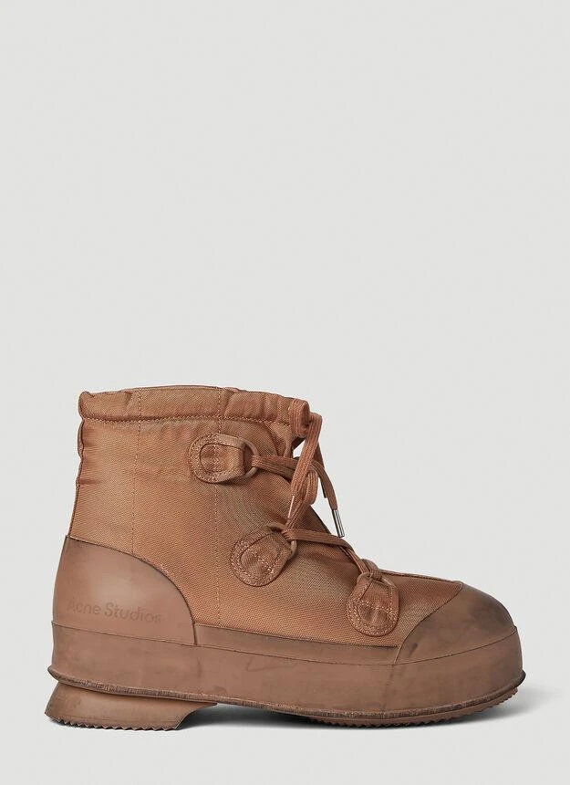 商品Acne Studios|Lace Up Boots in Brown,价格¥4502,第1张图片