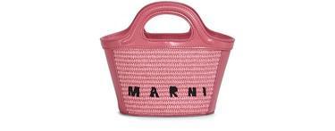 商品Marni|Tropicalia 酒椰皮革款迷你藤篮包,价格¥4657,第5张图片详细描述