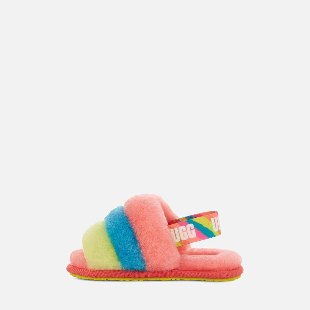 商品UGG|UGG TODDLERS' FLUFF YEAH SLIDE SLIPPERS - PEACH BLISS,价格¥294,第3张图片详细描述