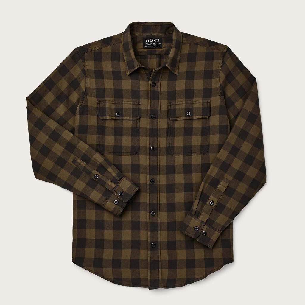 Filson Scout Shirt - Dark Tan Check商品第1张图片规格展示