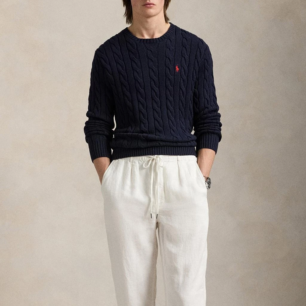 商品Ralph Lauren|Polo Ralph Lauren Roving Cotton Cable-Knit Jumper,价格¥1204,第4张图片详细描述