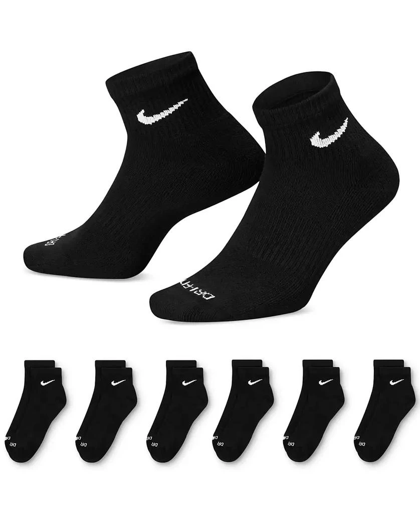 商品NIKE|Unisex 6-Pk. Dri-FIT Quarter Socks,价格¥160,第3张图片详细描述