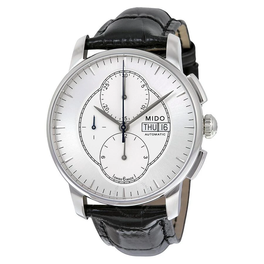 商品MIDO|Baroncelli Chronograph Automatic Silver Dial Men's Watch M86074174,价格¥4584,第1张图片