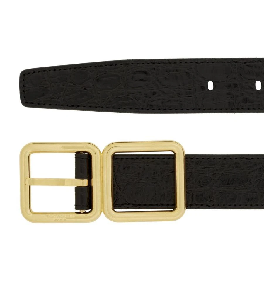商品Yves Saint Laurent|Leather Belt,价格¥4941,第2张图片详细描述
