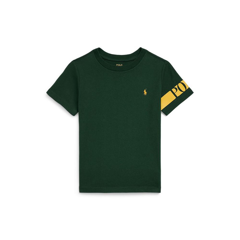 Little Boys Logo Jersey T-shirt商品第1张图片规格展示