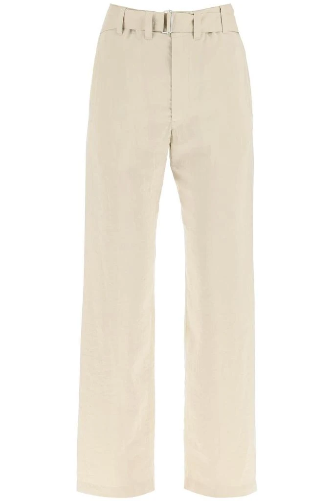 商品Lemaire|BELTED PANTS IN DRY SILK,价格¥2532,第1张图片