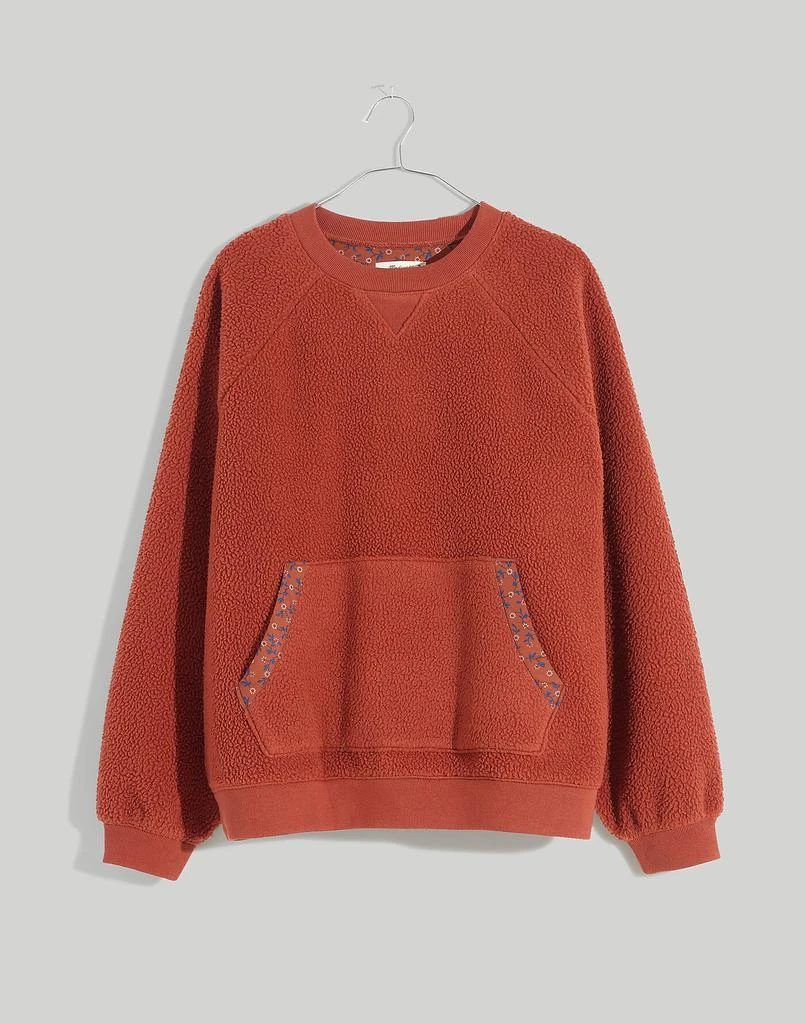 商品Madewell|(Re)sourced Sherpa Sweatshirt: Quilted Edition,价格¥716,第5张图片详细描述