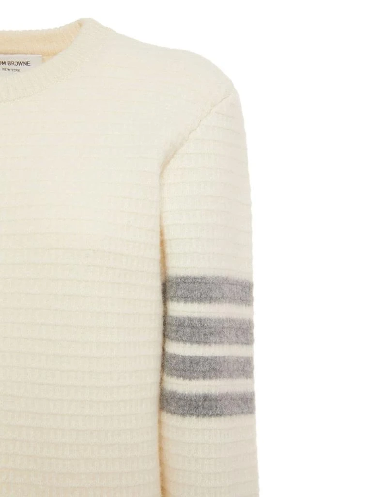 商品Thom Browne|Wool & Cashmere Knit Four Bar Sweater,价格¥4018,第3张图片详细描述