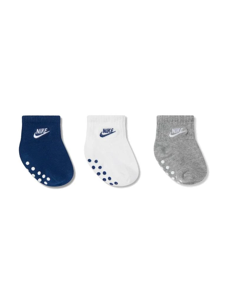 商品NIKE|Nike Kids 3-Pair Toddler Gripper Ankle Socks,价格¥83,第1张图片