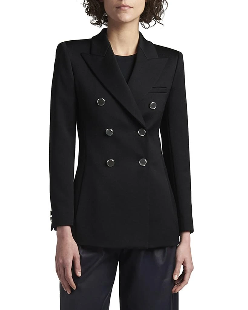 商品Giorgio Armani|Lana Double-Breasted Fluid Wool Jacket,价格¥23139,第1张图片