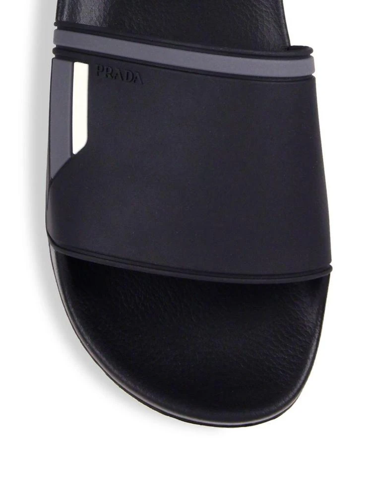 商品Prada|Shower Slide Sandals,价格¥1425,第3张图片详细描述