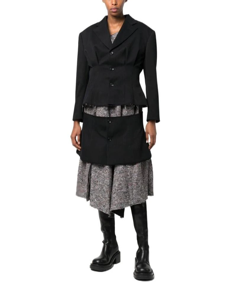 商品Comme des Garcons|Comme des garçons women's black other materials outerwear jacket,价格¥28849,第2张图片详细描述