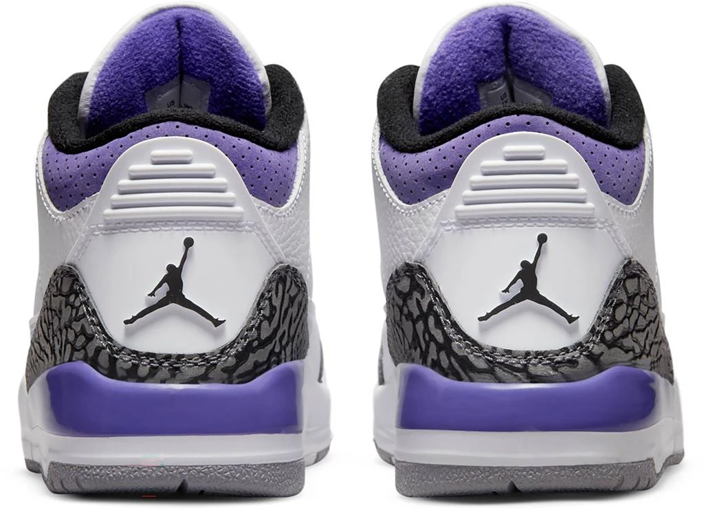 商品Jordan|Jordan Kids' Preschool Jordan 3 Retro Basketball Shoes,价格¥745,第5张图片详细描述