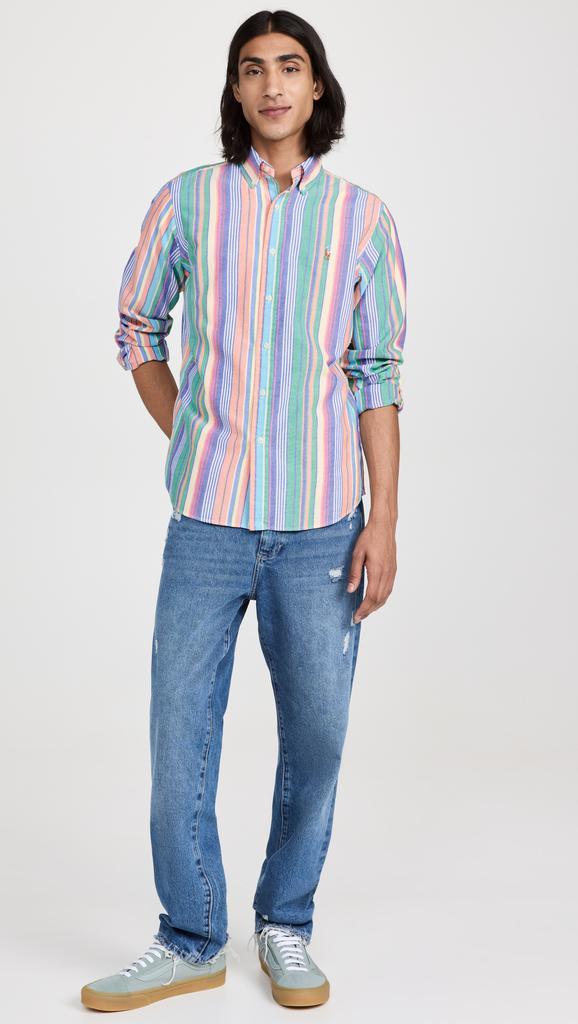 商品Ralph Lauren|Polo Ralph Lauren Classic Oxford Long Sleeve Sport Shirt,价格¥793,第7张图片详细描述