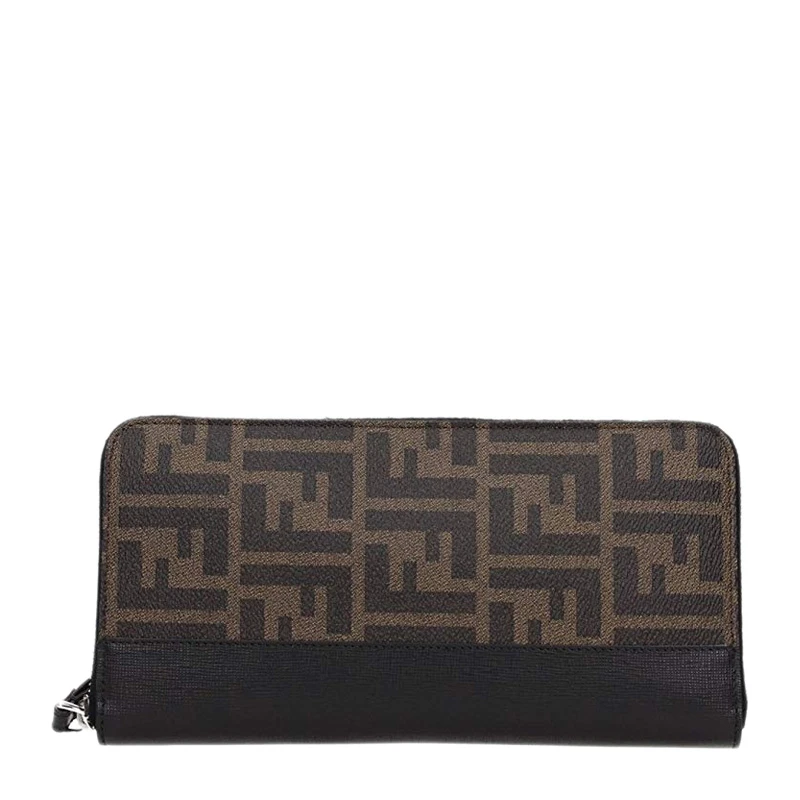 商品[国内直发] Fendi|FENDI 棕色男士长款钱夹 7M0191-X4U-F0CRD,价格¥4442,第1张图片