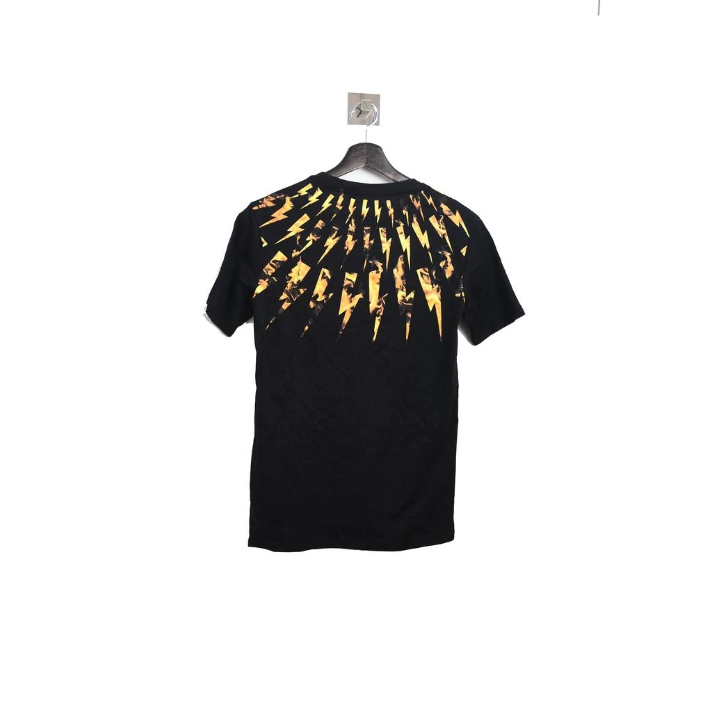 商品Neil Barrett|Neil Barrett Orange Lightning T-Shirt Black,价格¥1512,第2张图片详细描述