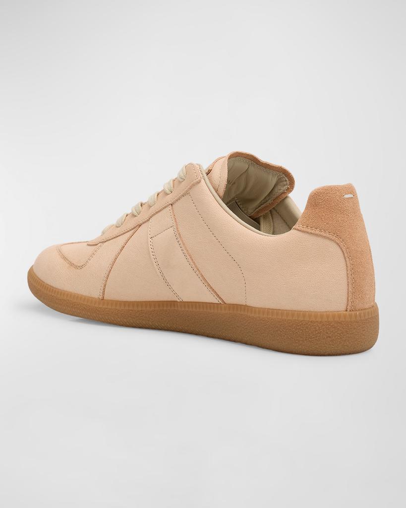 スニーカー Maison Margiela Leather sneakers Maison Margiela Replica Paint Leather Sneakers | Black