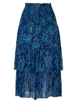 商品The Kooples|​Floral Silk Midi Skirt,价格¥780,第3张图片详细描述