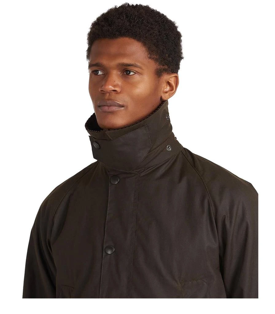商品Barbour|BARBOUR CLASSIC BEDALE WAX OLIVE GREEN JACKET,价格¥3262,第4张图片详细描述