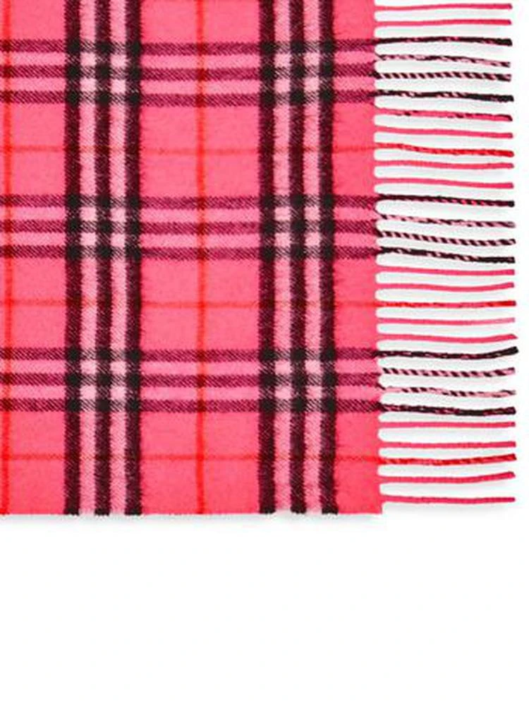 商品Burberry|Tonal Vintage Check Cashmere Scarf,价格¥1921,第2张图片详细描述